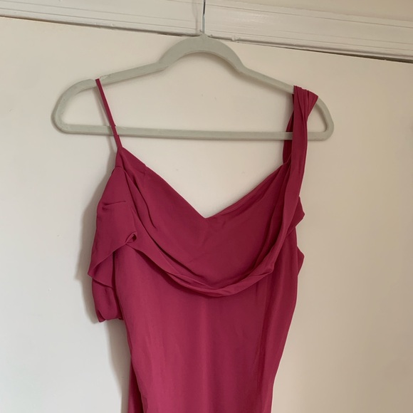 BNWT Reformation Strawberry Wine Reya Dress Size 8 - Picture 5 of 10